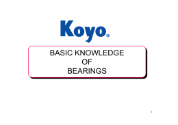basic knowledge of bearings basic knowledge of bearings