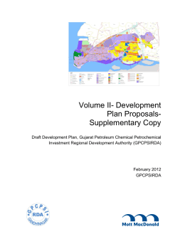 Volume II- Development Plan Proposals