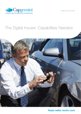 The Digital Insurer Capabilities Needed