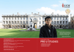 pre-u studies - UCSI University