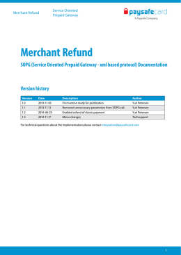 Merchant Refund - What is paysafecard?