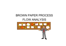 brown paper process flow analysis