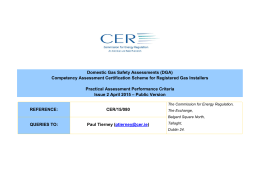 CER15080 Practical Assessment Criteria Issue 2