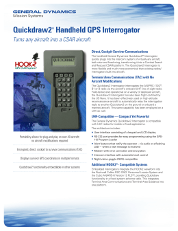 Quickdraw2® Handheld GPS Interrogator