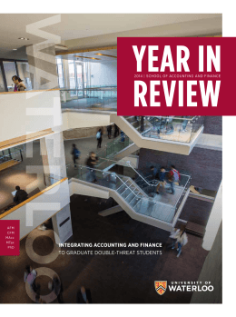 Year in Review - University of Waterloo