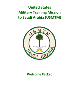 Packet - USMTM, United States Military Training Mission Official