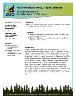 Pre-Visit Lesson - Lake Superior Zoo