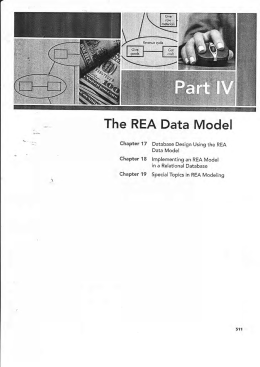 The REA Data Model