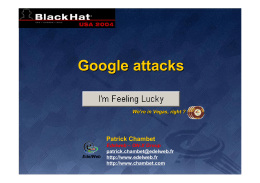 Google attacks