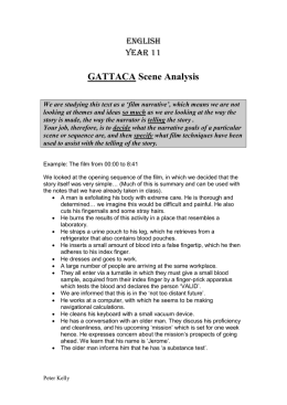 GATTACA Scene Analysis