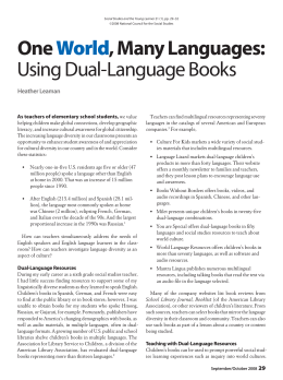 Using Dual-Language Books - National Council for the Social Studies