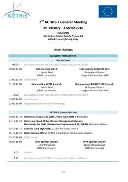 ACTRIS-2_GA2_Frascati2016_detailed draft agenda_2016-02-24