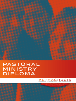 pastoral ministry diploma
