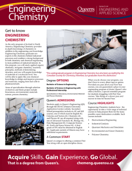 Engineering Chemistry - Career Services