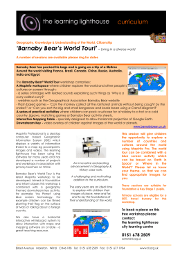 `Barnaby Bear`s World Tour!`– Living in a diverse world the learning