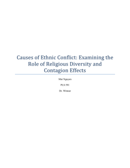 Causes of Ethnic Conflict: Examining the Role of Religious Diversity