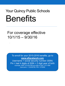 Benefits Packet 2015/2016