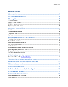 Table of Contents - Milken Institute School of Public Health