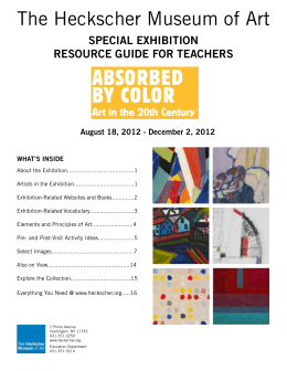 exhibition guide for teachers