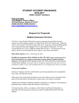 Student Insurance - Perry County Schools