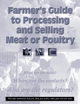 Farmers Guide to Processing and Selling Meat or Poultry