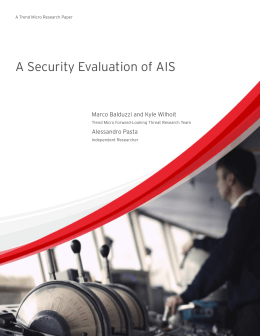 A Security Evaluation of AIS