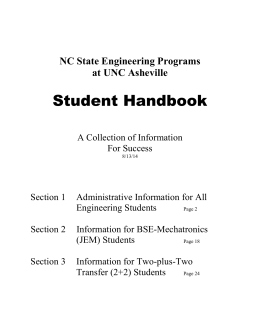Welcome to NC State Engineering Programs