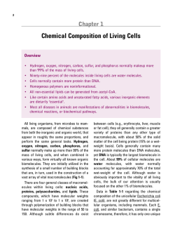 Chemical Composition of Living Cells