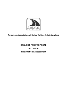 American Association of Motor Vehicle Administrators