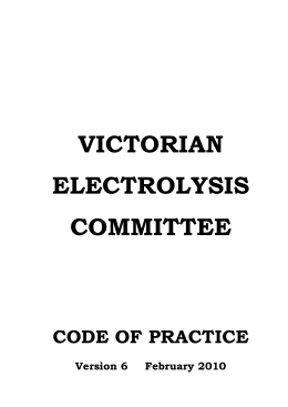 VEC Code Revision 6 - Energy Safe Victoria