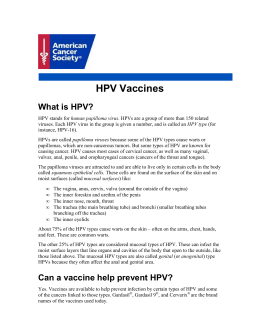 HPV Vaccines - American Cancer Society