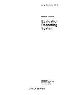 Evaluation Reporting System