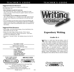 Expository Writing - Library Video Company