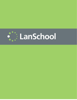 LanSchool User Guide
