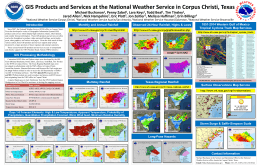 GIS Products and Services at the National Weather Service in