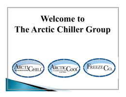 Water-Cooled Chillers - Arctic Chiller Group