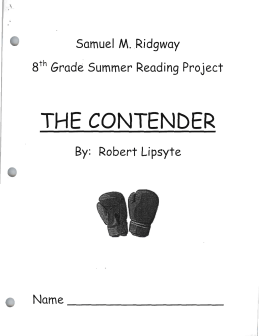 Grade 8 - The Contender