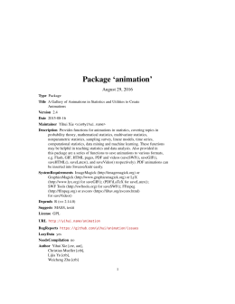 Package `animation`