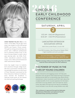 lincoln early childhood conference