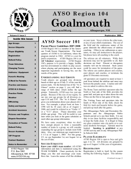 Goalmouth - AYSO Region 104