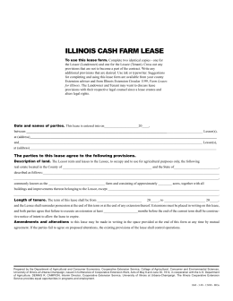 illinois cash farm lease