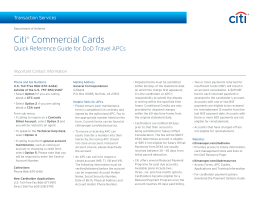 Citi® Commercial Cards
