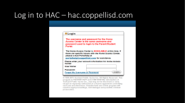 Log in to HAC – hac.coppellisd.com