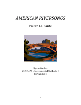 AMERICAN RIVERSONGS - Byron Coulter