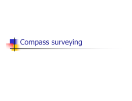 Compass surveying