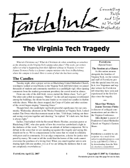 The Virginia Tech Tragedy