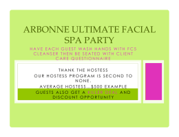 arbonne ultimate facial spa party