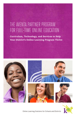 the aventa partner program for full-time online