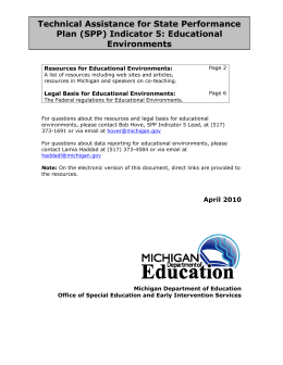 Technical Assistance for Educational Environments