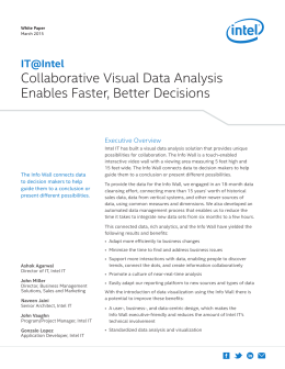 Collaborative Visual Data Analysis Enables Faster, Better Decisions